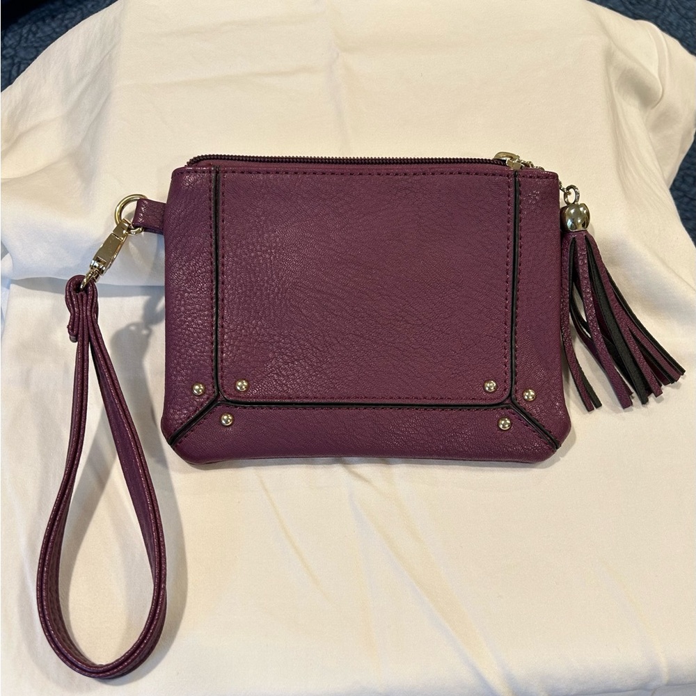 Charming Charlie Plum Wristlet